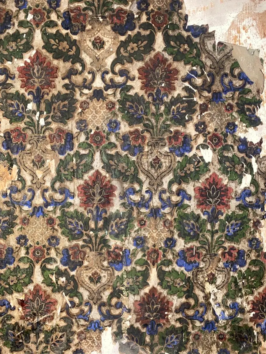 Close-up of an intricately woven Bhutanese textile